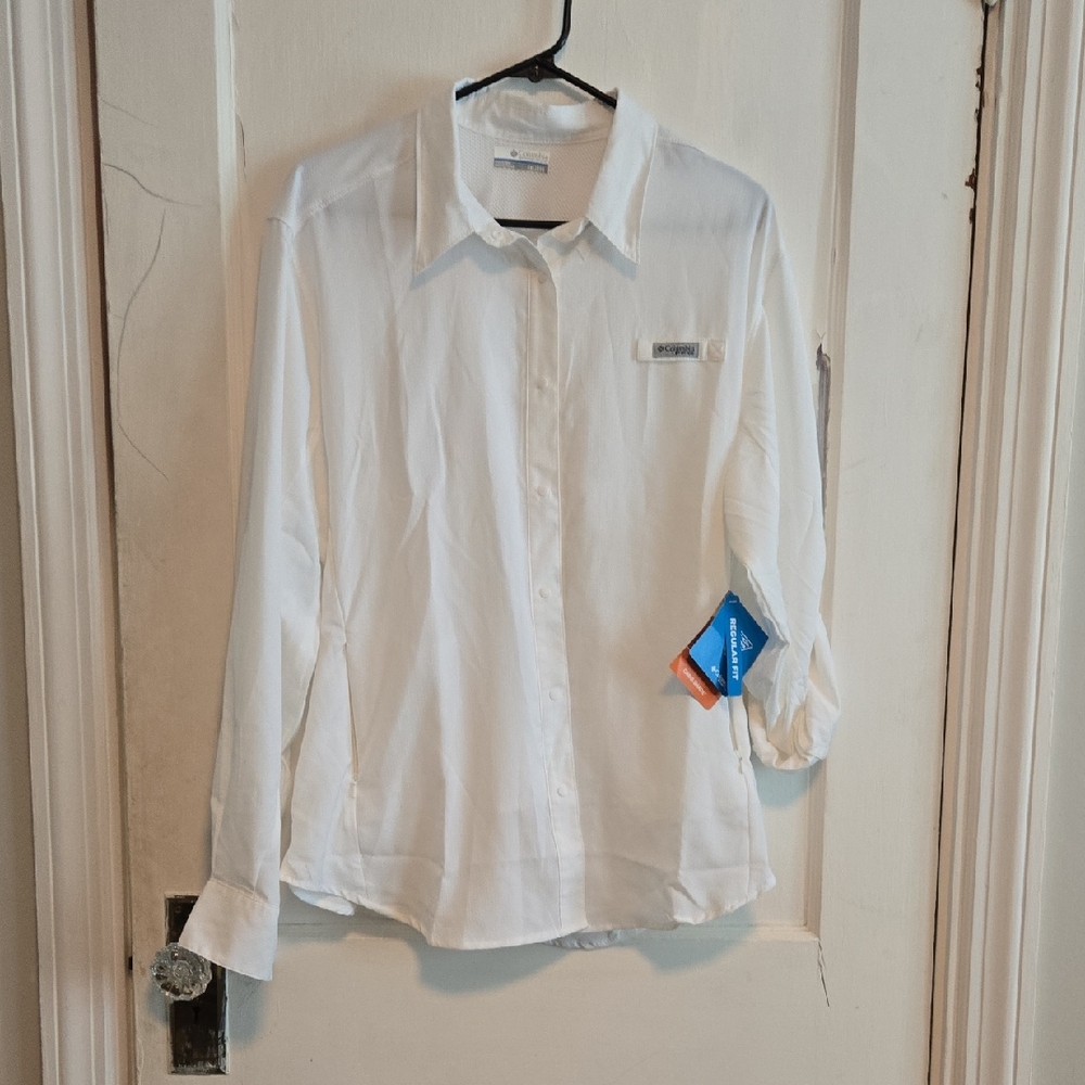 Classic White Button Down Shirt for Women